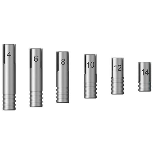 Narrow Ridge Drill Stops 4, 6, 8, 10, 12, 14mm